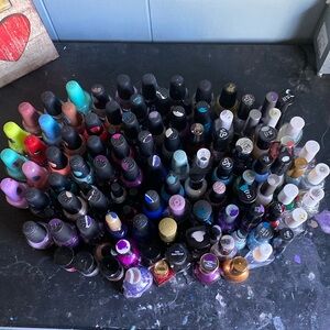 Huge lot of assorted nail polishes